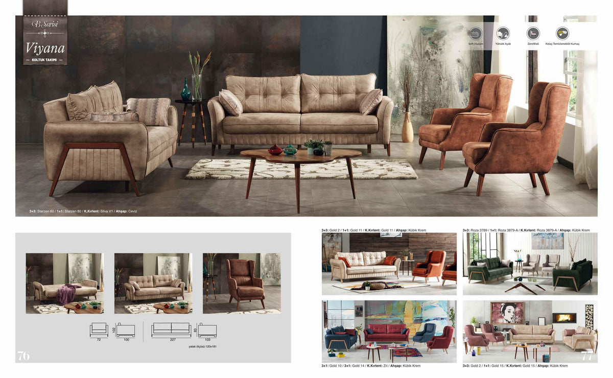 Viyana Sofa Set – Image 1