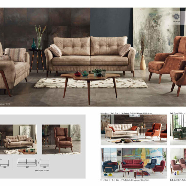 Viyana Sofa Set – Image 1