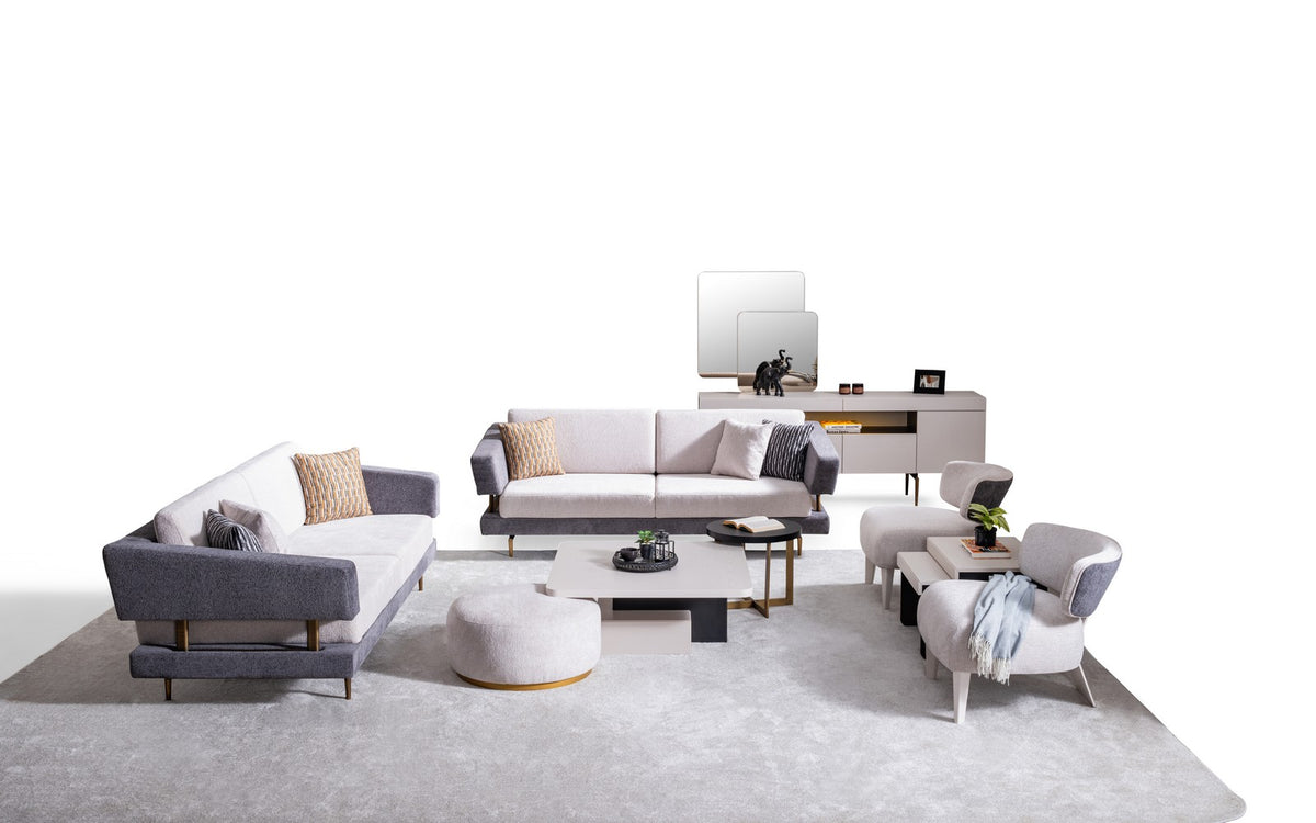 Madrid Living Room Set - sofa view 3