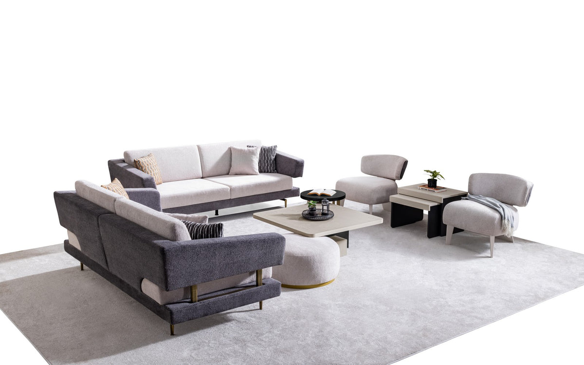 Madrid Living Room Set - sofa view 4