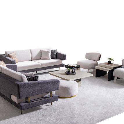 Madrid Living Room Set - sofa view 4