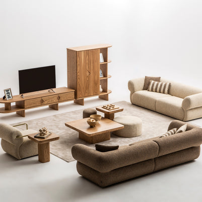 Miro living room catalogue scene; styling and configuration example
