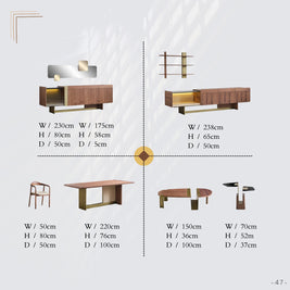 Siena catalogue specifications and component reference; PDF page 43