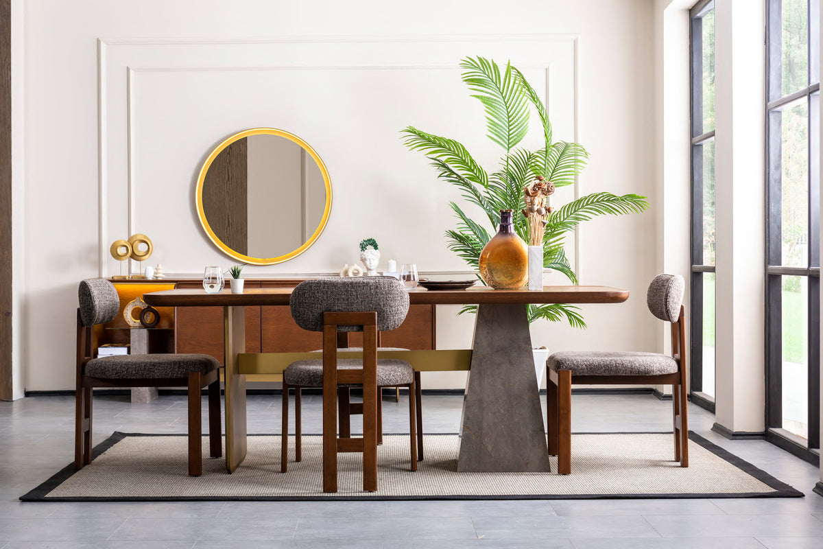 Tavira dining table and chair detail