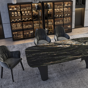 Velantee luxury sculptural dining table by DecoPix