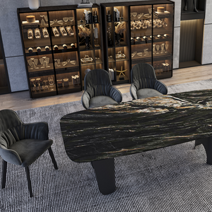 Velantee luxury sculptural dining table by DecoPix