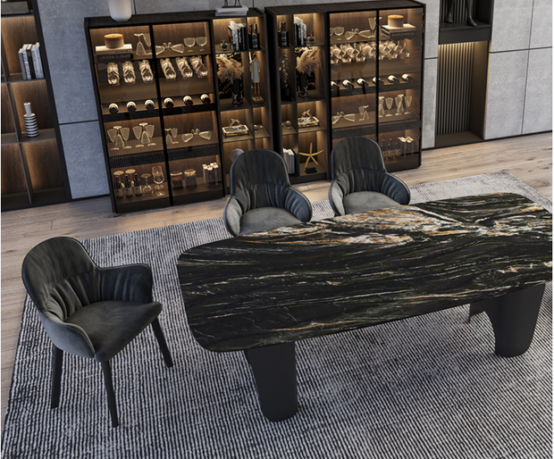 Velantee luxury sculptural dining table by DecoPix