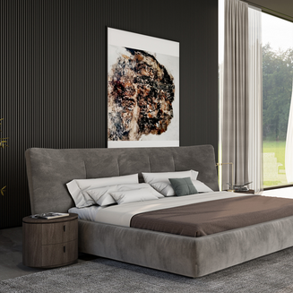 Velantee luxury upholstered bed by DecoPix