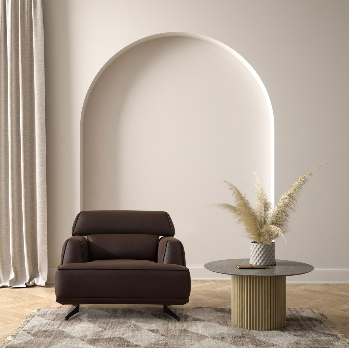 Vero lounge armchair detail